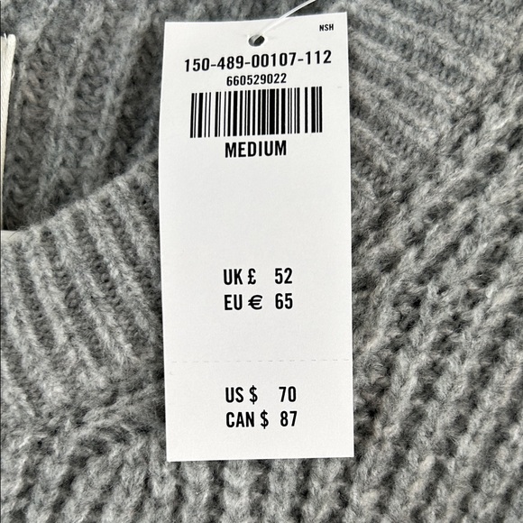 Abercrombie & Fitch Ribbed Gray Cardigan - Picture 2 of 2